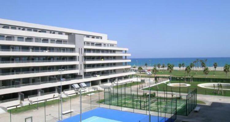 Apartamento Lujo, Primera Linea Playa, Garaje, Wifi, Piscina Climatizada Roquetas de Mar Dış mekan fotoğraf