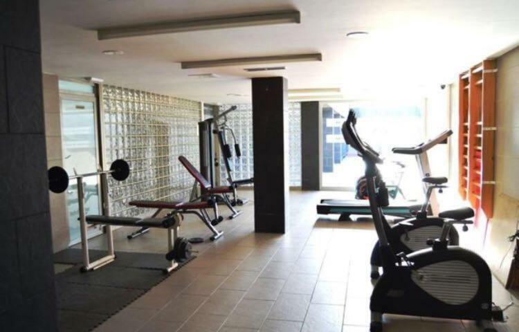 Apartamento Lujo, Primera Linea Playa, Garaje, Wifi, Piscina Climatizada Roquetas de Mar Dış mekan fotoğraf