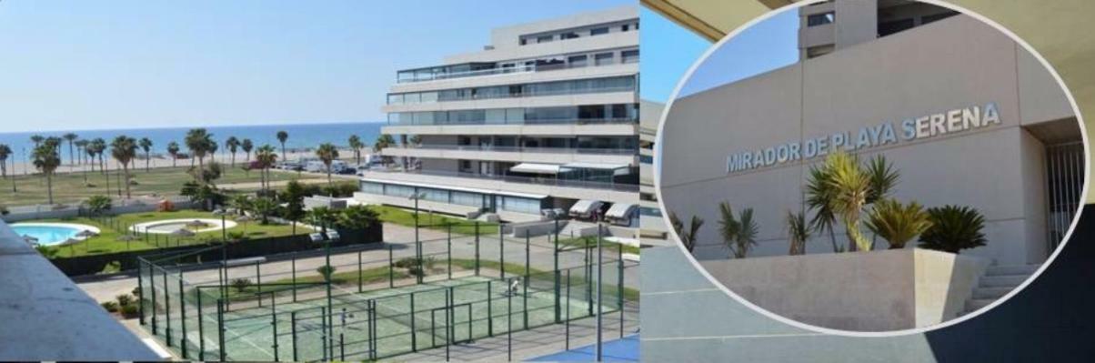 Apartamento Lujo, Primera Linea Playa, Garaje, Wifi, Piscina Climatizada Roquetas de Mar Dış mekan fotoğraf