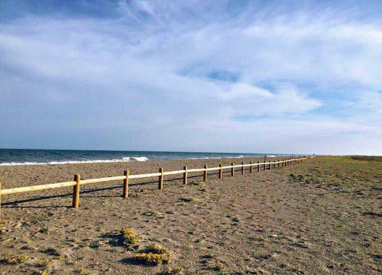 Apartamento Lujo, Primera Linea Playa, Garaje, Wifi, Piscina Climatizada Roquetas de Mar Dış mekan fotoğraf